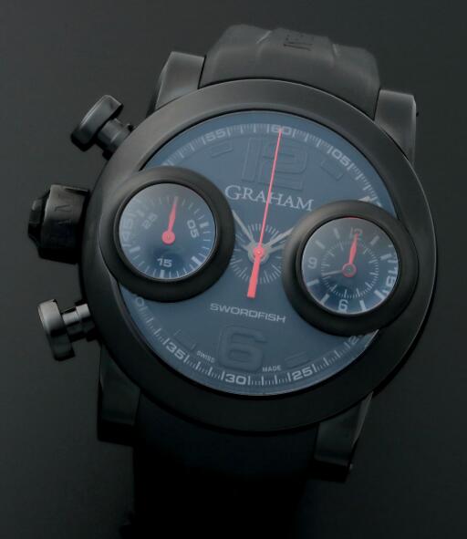 Graham Swordfish Booster Black 2SWBB.R36L Replica Watch